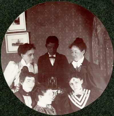 William M. Cobleigh and Others with Camera, c. 1895