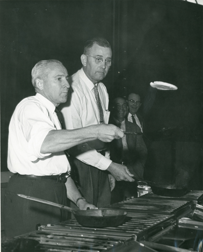Roland R. Renne Flipping a Pancake