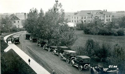 Visitors' Day at Montana State College, 1920