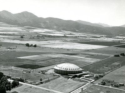 Aerial Portrait of Fieldhouse,1958