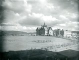 Looking up the hill at Montana Hall, 1912