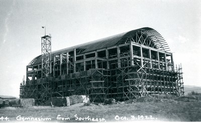 Romney Gym Construction, 1922