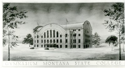 Sketch of Romney Gymnasium