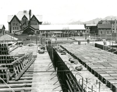 Romney Gym Construction, 1920