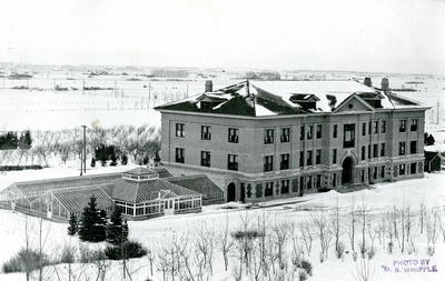 Agriculture Building with attached greenhouse