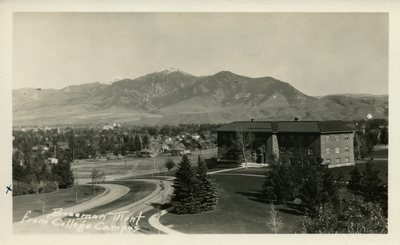 Bozeman, Mont. from College Campus (Herrick Hall)