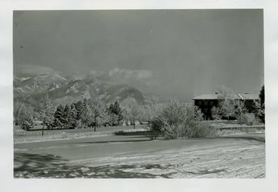 Herrick Hall in winter, 1939