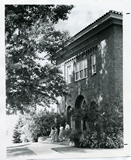 Students exiting Herrick Hall