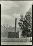 Heating Plant, with the mountains in the background, 1929