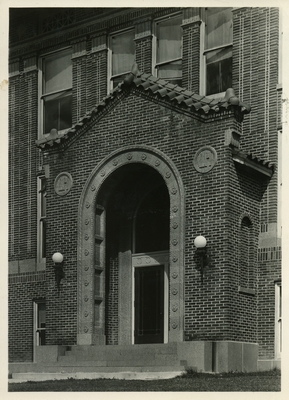 Lewis Hall, entrance