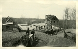 Excavation for the construction of Lewis Hall, 1921