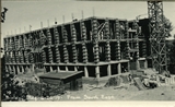 Lewis Hall, under construction, view from the southeast, 1922