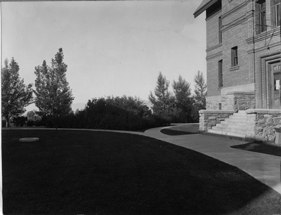 Montana Hall, west entrance