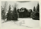 Montana Hall in the snow, 1939