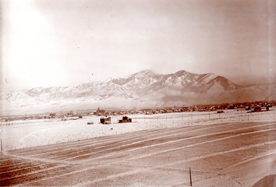 View of the city of Bozeman from campus.