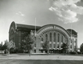 North entrance of Romney Gym, taken from the northeast