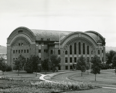 Romney Gym, looking from the north east.
