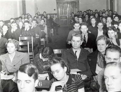 Students during Freshman week at Montana State College