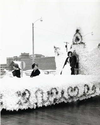 Royalty Float in the Homecoming Parade, 1972