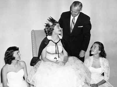 Jane Bishop, Betty Rae Montgomery and Carol Miller,1957
