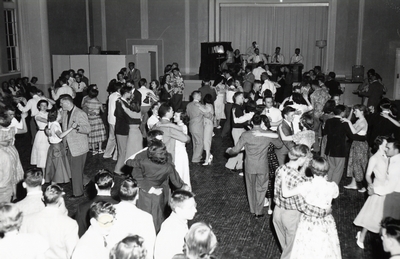 People Dancing at a Montana State College Dance