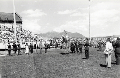 ROTC Presenting Flag