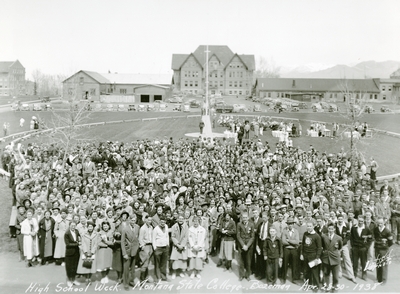 Group photo during High School Week, 1938