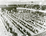 High School Week Barbeque in Romney Gym, 1936