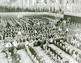 High School Week Barbeque in Romney Gym, 1941