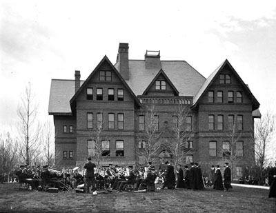 Band Concert Performance Northside of Montana Hall