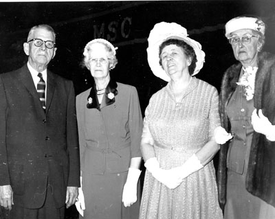 1908 Graduates Celebrate Their Golden Anniversary, 1958