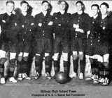 Billings High School Basketball Team, 1931