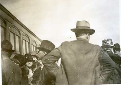 Spectators at Better Livestock Special Train