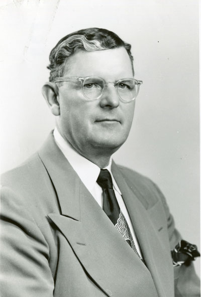 Neil C. Angevine at the Dairy Industry Short Course, 1957