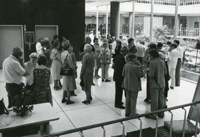 Reception for Leslie M. Heathcote, 1981