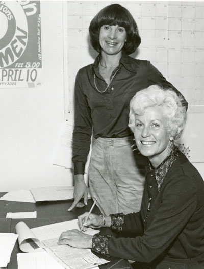 Suzanne Sincell, coordinator and Scottie Giebink, director of Focus on Women