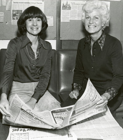 Suzanne Sincell, Coordinator and Scottie Giebink, Director of Focus on Women
