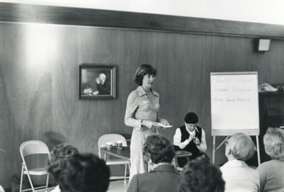 Suzanne Sincell at Focus on Women, 1976