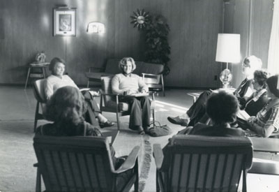 Group of women at Focus on Women, 1976
