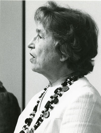 Jessie Bernard, a speaker at the Women Aware Conference.