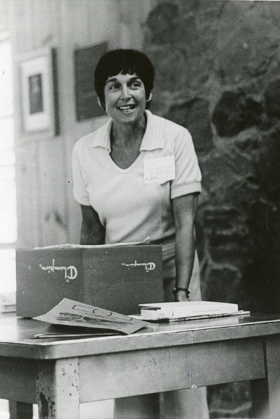 Maxine Vandeweternia at the Women Aware Conference, 1976