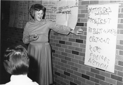 A presentation at the Women Aware Conference