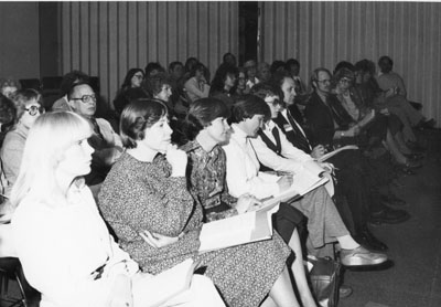 The audience at the Women Aware Conference