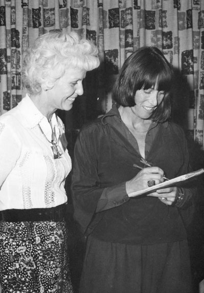 Scottie Giebink and another woman at the Women Aware Conference