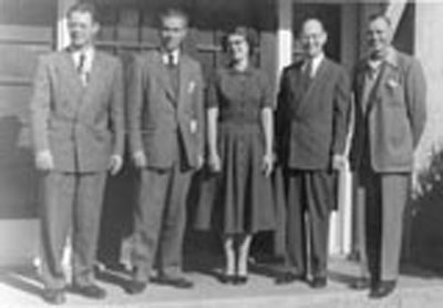 Leaders of Religious Emphasis Week at Rock Haven Presbyterian Camp, 1952
