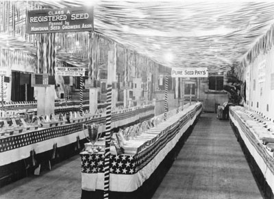 Class A registered seed exhibit put on by the Montana Seed Growers Association.