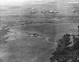 Aerial photo of Fort Ellis, 1900