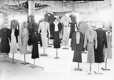 Clothing exhibit at the County Fair
