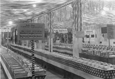 Seed house at the County Fair, 1927