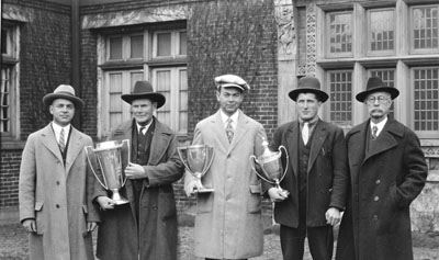 A.J Ogarrd, C.Edson Smith, W.H. Jones, L.P. Yates and L.E. Peterson, all Trophy Winners. 1925